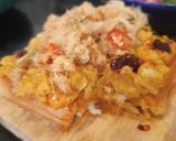 รูปขั้นตอนการทำที่ 6 ของ Creamy Tomyam Scrambled🥚on Toast🌶️ ปังไข่ข้นพริกเผาหมูหยอง🔥