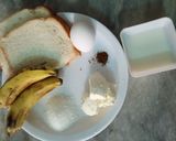 A picture of step 1 of Banana 🍌 french toast.