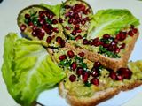 Gustare cu avocado și rodii🧿