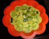 Foto del paso 9 de la receta Pastel de calabacín y espárragos trigueros en microondas