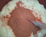 Foto langkah ke 4 dari resep Brownies Lapis Pandan.