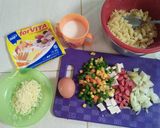 Foto langkah ke 1 dari resep Macaroni Schotel Kukus Simpel.