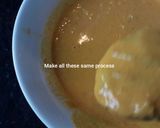 A picture of step 3 of Aloo chaap.
