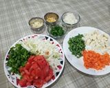 A picture of step 4 of Vegetables Soup.