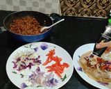 A picture of step 18 of CHATPATA RAJMA WRAP/RED KIDNEY BEANS BURRITOS.