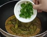 A picture of step 6 of Green Chilli Masala.