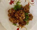 A picture of step 2 of Mushroom fry.