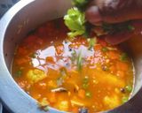 A picture of step 5 of Pressure cooker pulav.