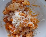 Foto langkah ke 7 dari resep Ayam Telur Orak Arik Mozarella Keto.