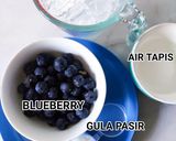 Gambar langkah 1 resipi Blueberry Cooler.