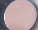 A picture of step 4 of Sheer chai pink tea.