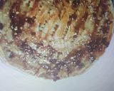 A picture of step 10 of No oven cheese pizza with wheat flour no yeast || pan pizza.