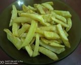 A picture of step 1 of Favourite French fries#5ingredientsorless#4wkschallenge.