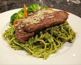 Foto del paso 7 de la receta: Tallarines verdes con queso parmesano