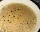 A picture of step 1 of Chaie with coffee twist.