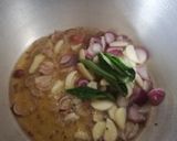 Gambar langkah 1 resipi Gulai Udang Campur Sayur.