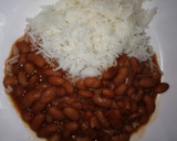 A picture of step 3 of Bean stew#4 week challenge.