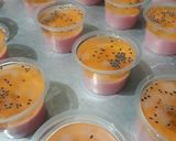 Foto langkah ke 4 dari resep Puding cocopandan jeruk.