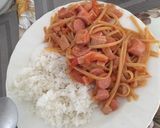 Foto del paso 8 de la receta: Pasta de salchichas y base de tomate