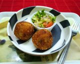 A picture of step 5 of Fried Mixed Veg Balls.
