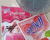 Foto langkah ke 1 dari resep #55. Es Pudding Susu Strawberry.