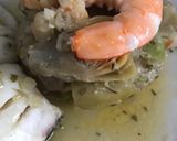 Foto del paso 7 de la receta: Alcachofas salteadas con langostinos