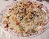 A picture of step 6 of Mix vegetable biryani.