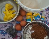 Foto langkah ke 1 dari resep Bolu Cokelat Panggang.