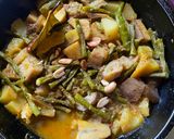 A picture of step 4 of Niramish Panch Misali Sabji with Khichudi in West Bengal style for dinner.