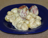 Foto del paso 3 de la receta: Ñoquis con albóndigas en salsa de queso