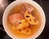 Hình bước làm 4 của món Canh đuôi heo củ sen