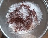 A picture of step 1 of Mini Heart Cake.