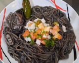 Foto del paso 9 de la receta: Caldo de frijol con fideos y huevo