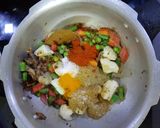 A picture of step 8 of Subz Biryani.
