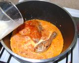 Foto del paso 5 de la receta: Pollo a la crema (mixeada) de morrón