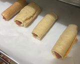 A picture of step 7 of Sausage bread roll.