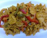 A picture of step 7 of Pasta fajita.