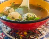 A picture of step 10 of Thai Meatballs Soup.