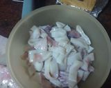 Foto del paso 4 de la receta: Calamares y papas fritas con salsa brava asada