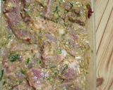 Foto del paso 1 de la receta: Brochetas de pollo, bondiola y roast beef a la parrilla
