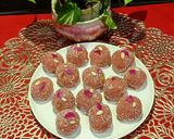 A picture of step 7 of Sweet Potatoes Laddu.