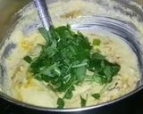 A picture of step 2 of Methi pakore.