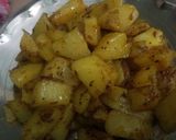 A picture of step 5 of Jeera Aloo.