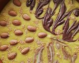 A picture of step 5 of Sfouf with Three Flavors (Turmeric Cake).