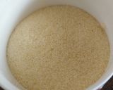A picture of step 1 of Suji aamsatto (semolina mango papad) sweet.
