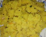 A picture of step 2 of Rava upma.