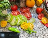Une image de l'étape 3 de 🌮Wraps 🫔poulet 🍗 légumes 🍆🍠🌽🍅🫑 du soleil 🌶️.