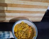 A picture of step 2 of Vegetable Sewaiyan.