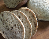 Foto del paso 4 de la receta: Pan rico en fibra con trigo sarraceno sin gluten, vegano, sin levadura, sin grasa agregada
