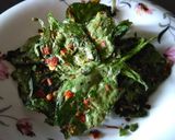 A picture of step 6 of Baked Spinach Chips.